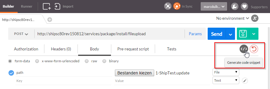 postman generate api documentation