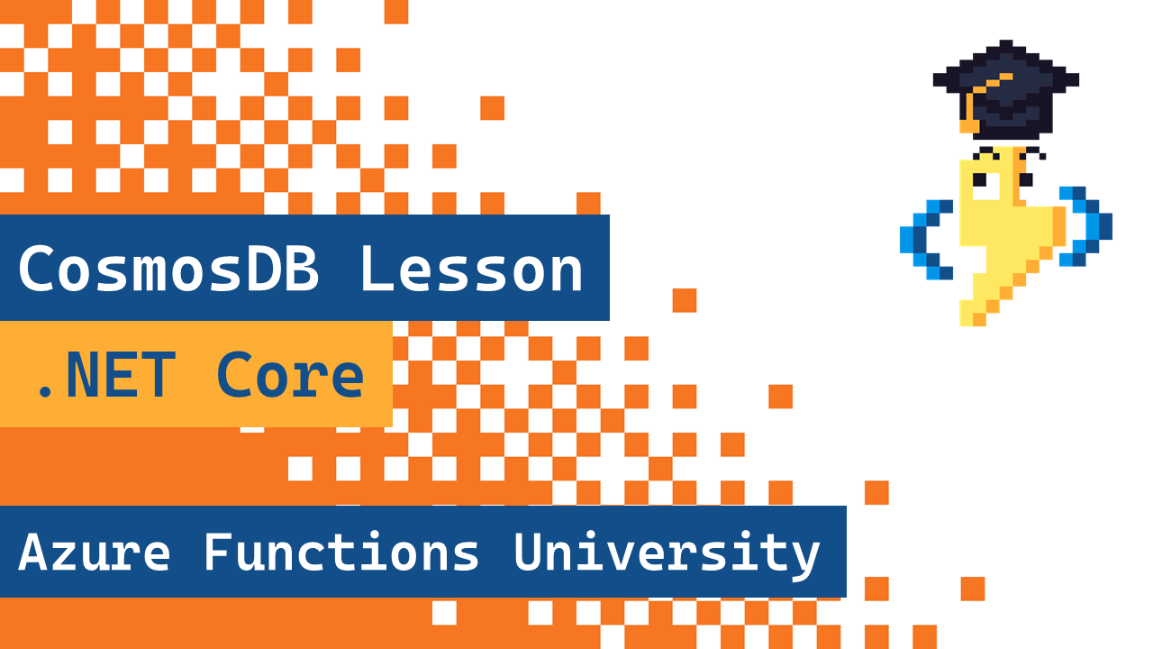 CosmosDB Lesson .NET Core